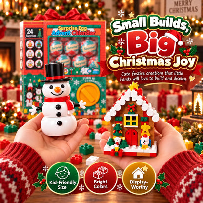 🎄🎅 2026 Christmas Capsule Building Blocks, Surprise Mini Building Set 🎁