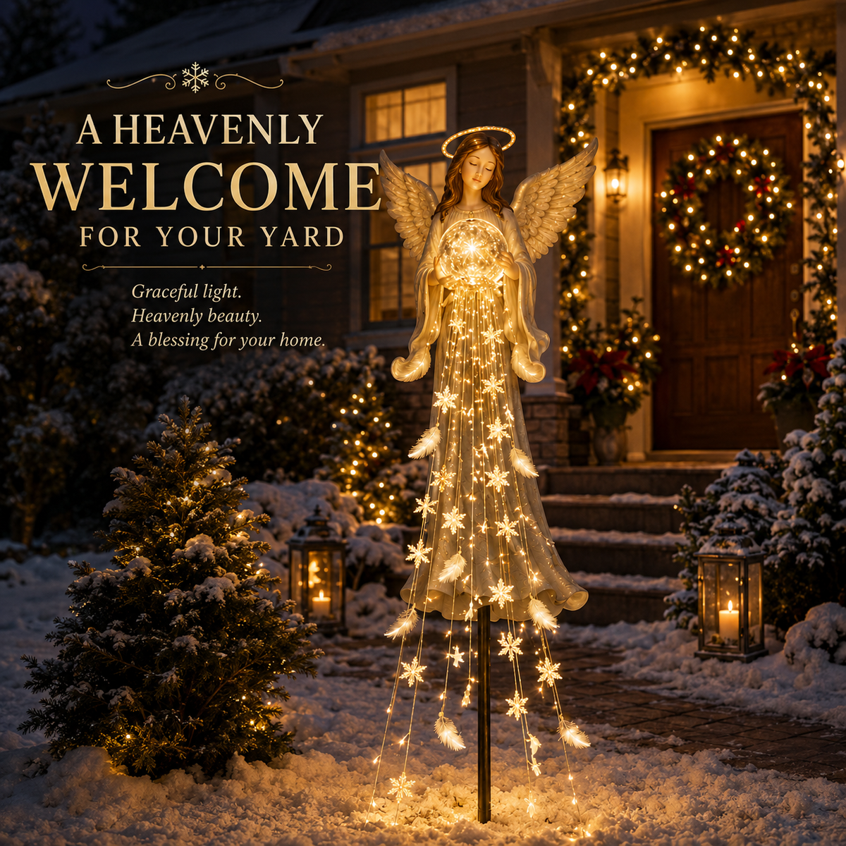 🔥Holiday Special🔥 Memorial Angel Garden Light™ — A Gift of Love & Remembrance 💝